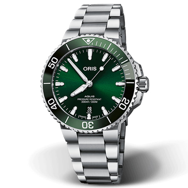 ORIS AQUIS DATE 41.5MM 01 733 7766 4157 07 8 22 05PEB