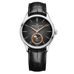 BAUME & MERCIER 39MM BAUMATIC CLIFTON MOON PHASE DATE 10758 - Vincent Watch