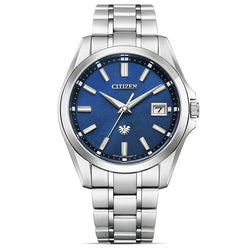 THE CITIZEN ECO-DRIVE BLUE WASHI DIAL AQ4091-56L - Vincent Watch