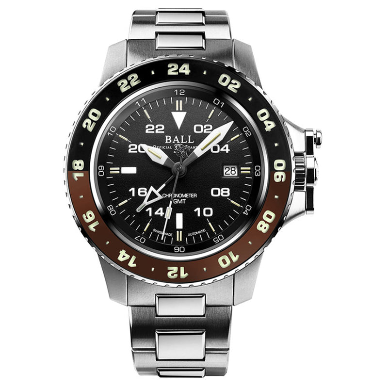 BALL ENGINEER HYDROCARBON 42MM AEROGMT II DG2018C-S12C-BK - Vincent Watch