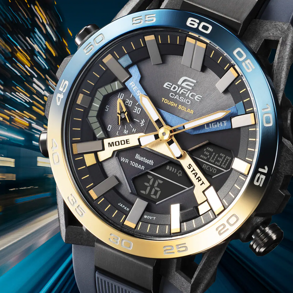 CASIO EDIFICE WATCH SOSPENSIONE "NIGHTTIME" ECB-2000NP-1ADF - Vincent Watch