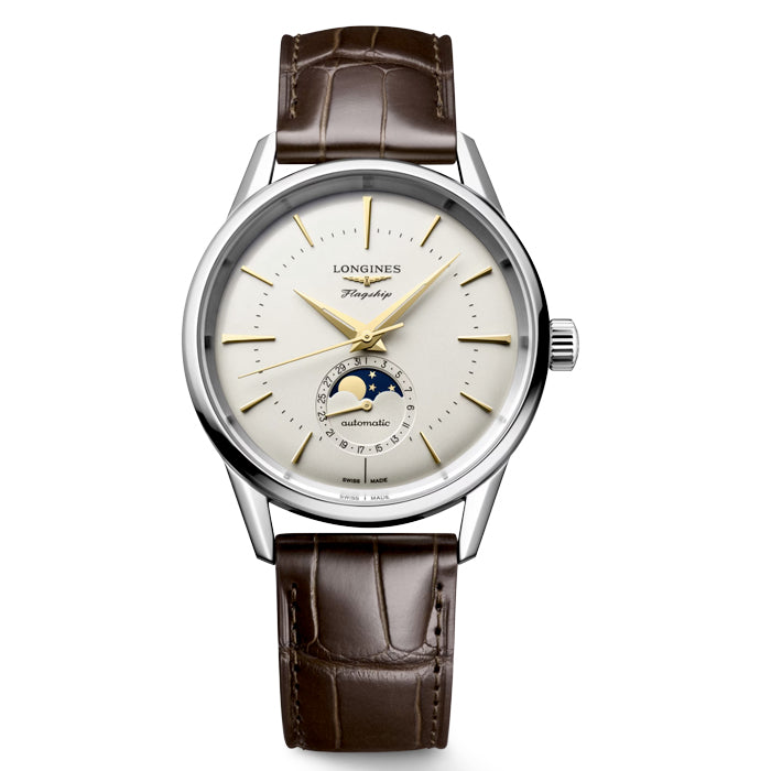 LONGINES FLAGSHIP HERITAGE MOONPHASE 38.5mm L48154782 Vincent Watch