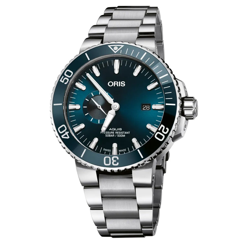 ORIS Aquis Small Second, Date 45.5MM 01 743 7733 4155-07 8 24 05PEB