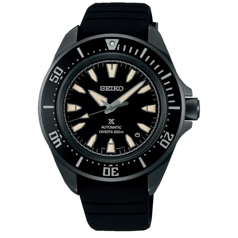 SEIKO WATCH AUTOMATIC PROSPEX SRPL15K1 4R ALL BLACK DIVER’S MEN WATCH