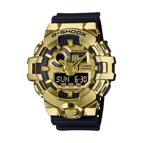 CASIO G SHOCK WATCH STEEL BEZEL GM 700G 9ADR Vincent Watch