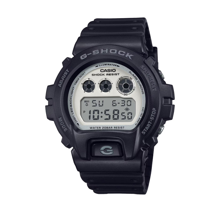 CASIO G-SHOCK WATCH "BLACK WHITE" DW-6900WD-1DR