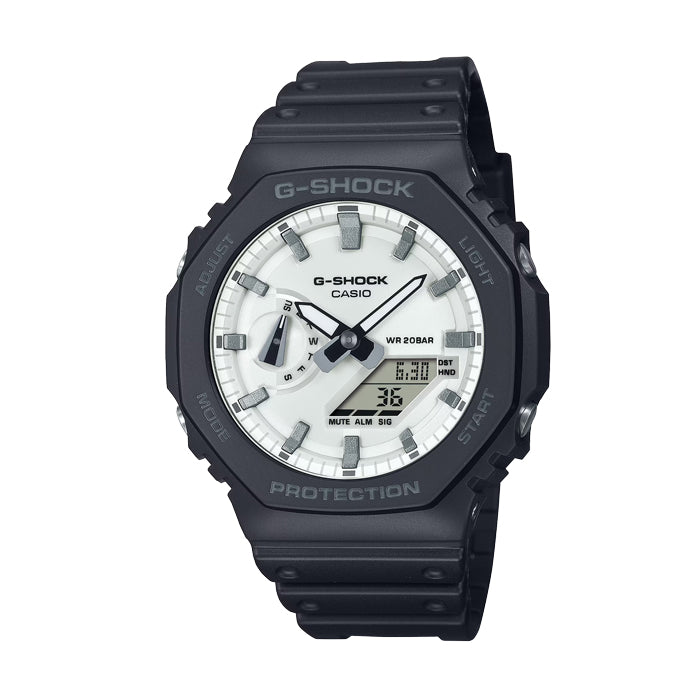 CASIO G-SHOCK WATCH "BLACK WHITE" GA-2100WD-1ADR