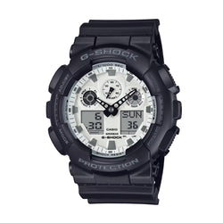 CASIO G-SHOCK WATCH "BLACK WHITE" GA-100WD-1ADR