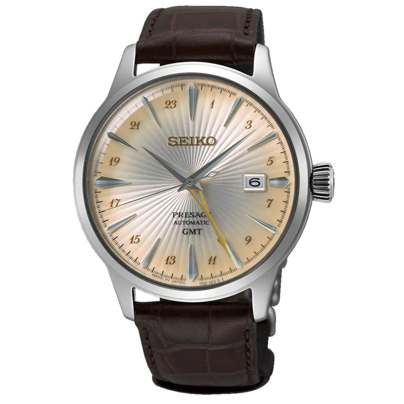 SEIKO WATCH PRESAGE ‘ACACIA’ COCKTAIL TIME GMT SSK041J1