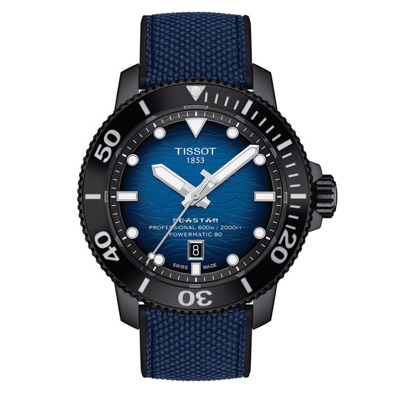 TISSOT WATCH SEASTAR 2000 PROFESSIONAL POWERMATIC 80 T1206073704100 - Vincent Watch