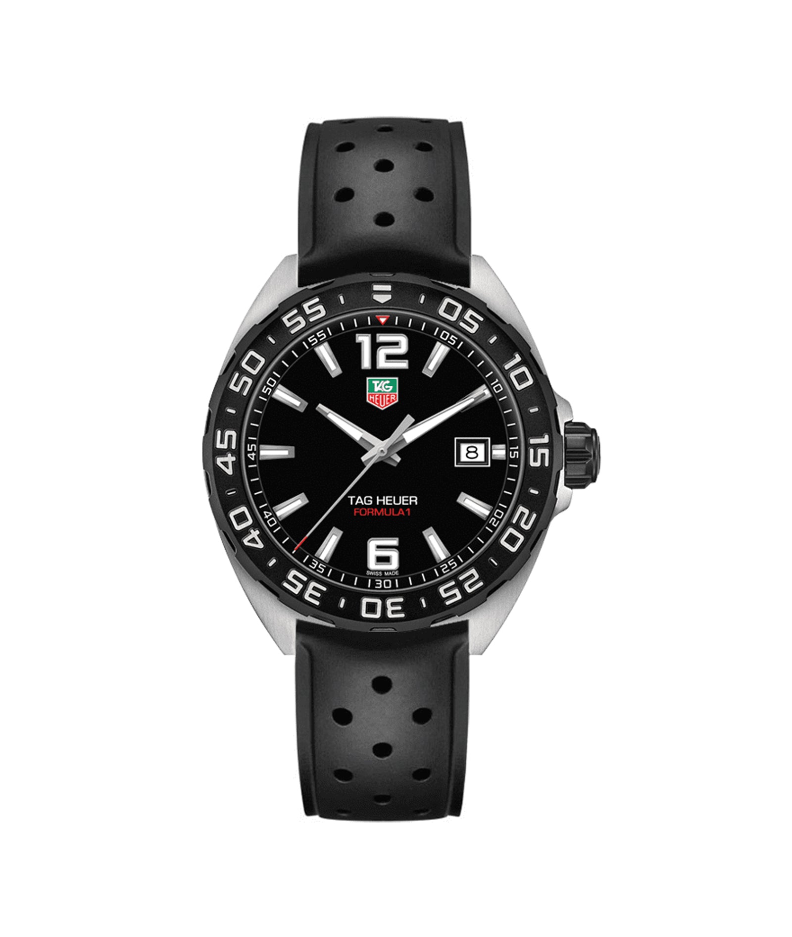 TAG Heuer Formula One Quartz 41mm Rubber Watch WAZ1110.FT8023