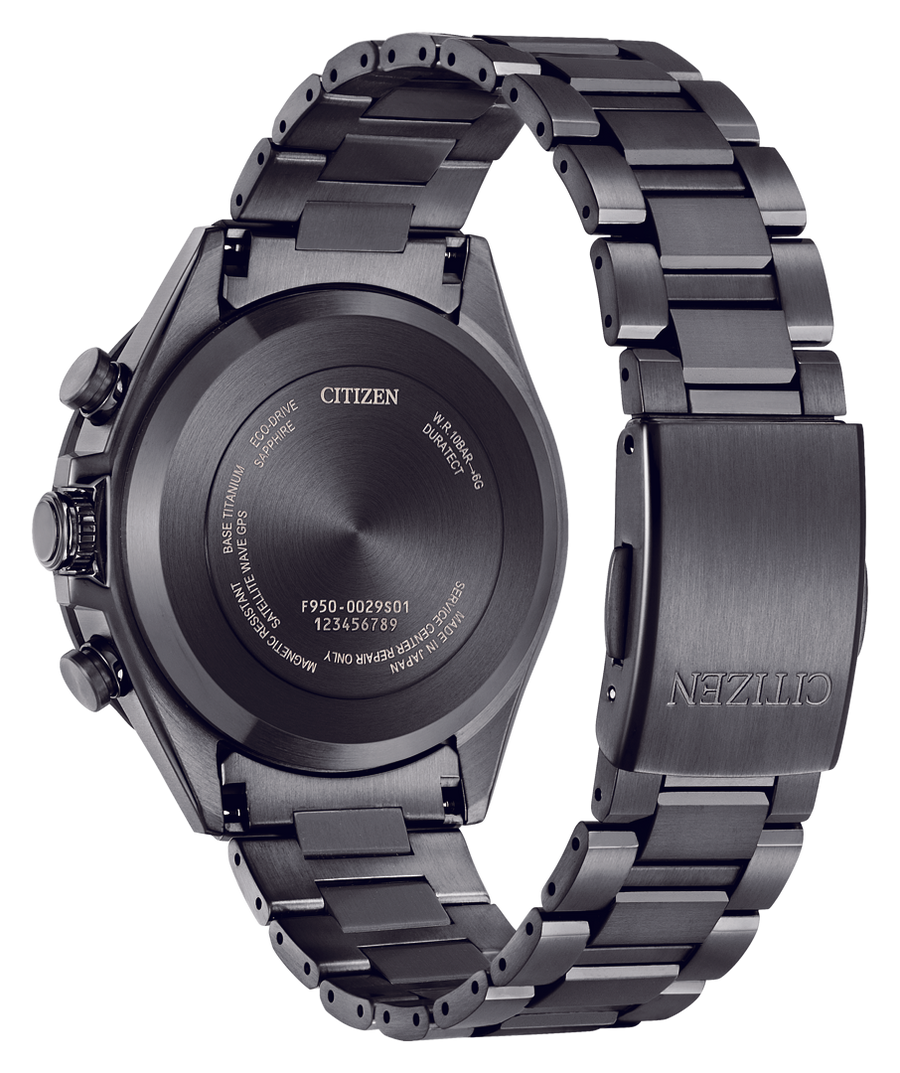 CITIZEN ATTESA ACT LINE BLACK TITANIUM™ SERIES SATELLITE WAVE GPS  CC4055-65E | Vincent Watch