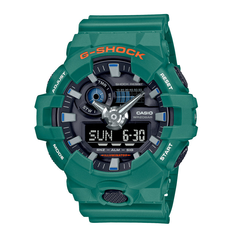 G shock deals watch sizes